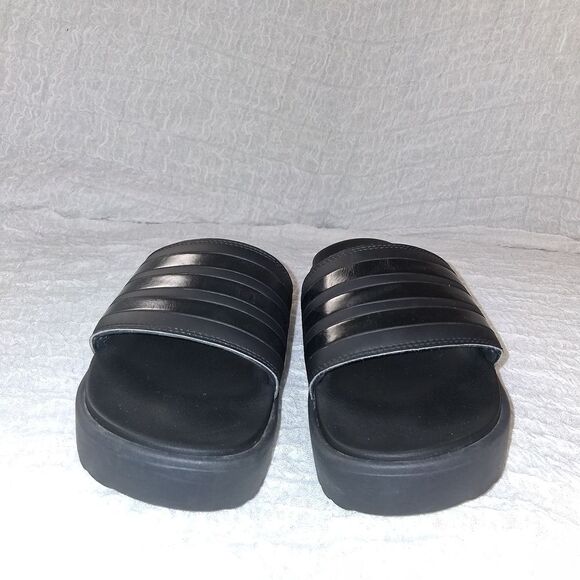 Adidas Black Slide Sandals - Picture 3 of 8